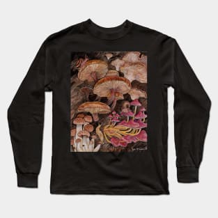 Menagerie of Mushrooms Long Sleeve T-Shirt